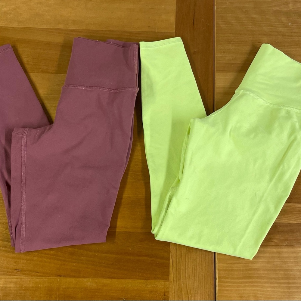 Bundle of 2 Alo Airbrush leggings XS